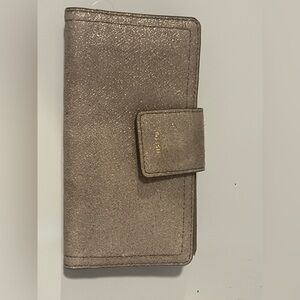 Fossil - Glittery Champagne Metallic Wallet - Sparkle Clutch - NWT